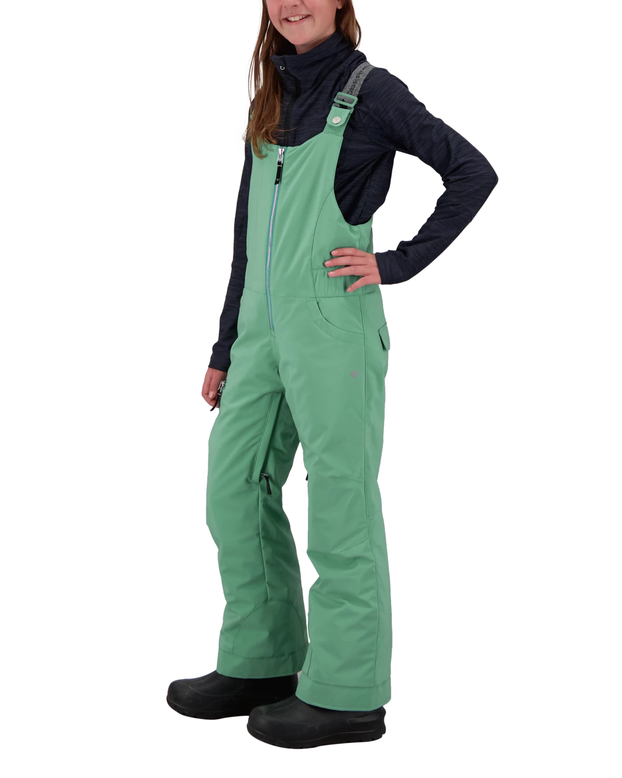 Obermeyer Anya Bib Pant - Aloe-Ha 5 Obermeyer Anya Bib Pant - Aloe-Ha - Image 3