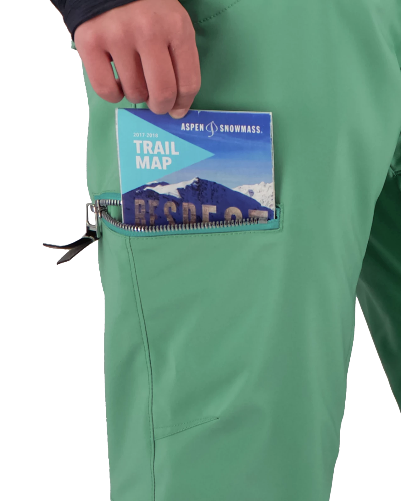 Obermeyer Anya Bib Pant - Aloe-Ha 7 Obermeyer Anya Bib Pant - Aloe-Ha - Image 5