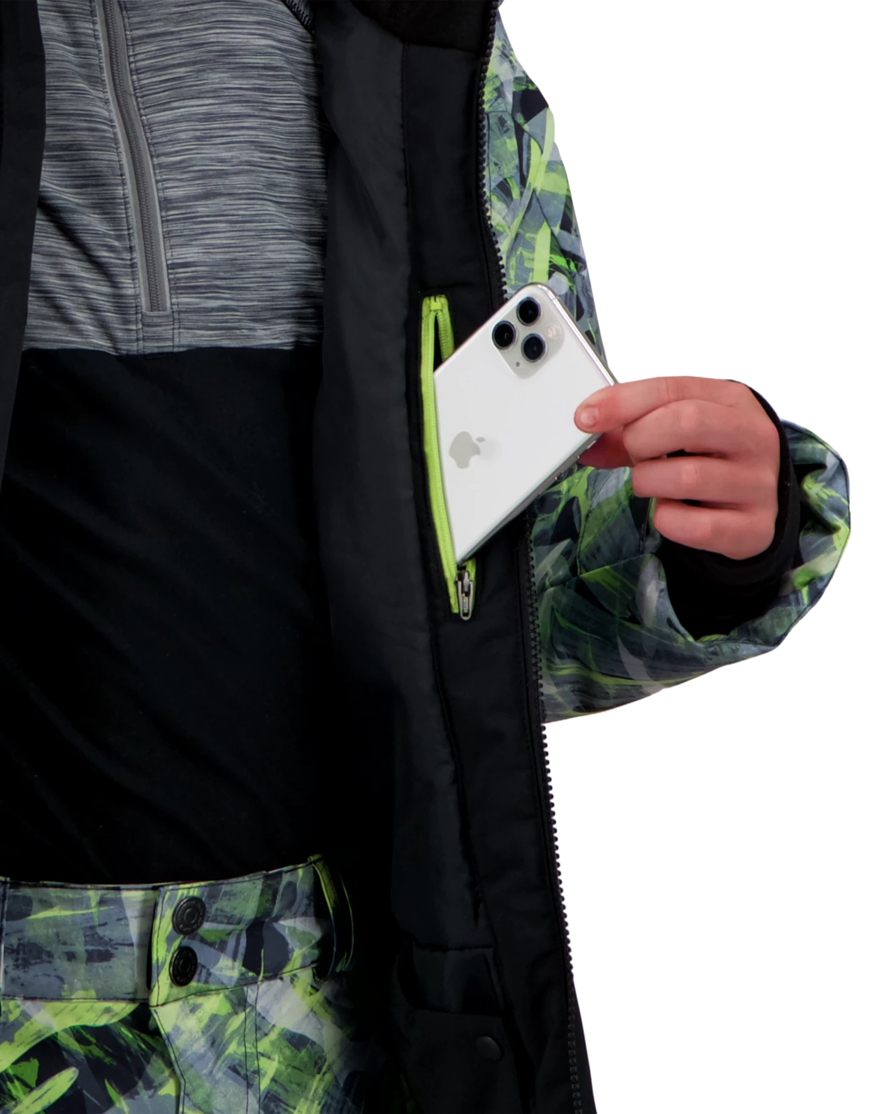 Obermeyer Axel Jacket - Carbon Camo 9 Obermeyer Axel Jacket - Carbon Camo - Image 7