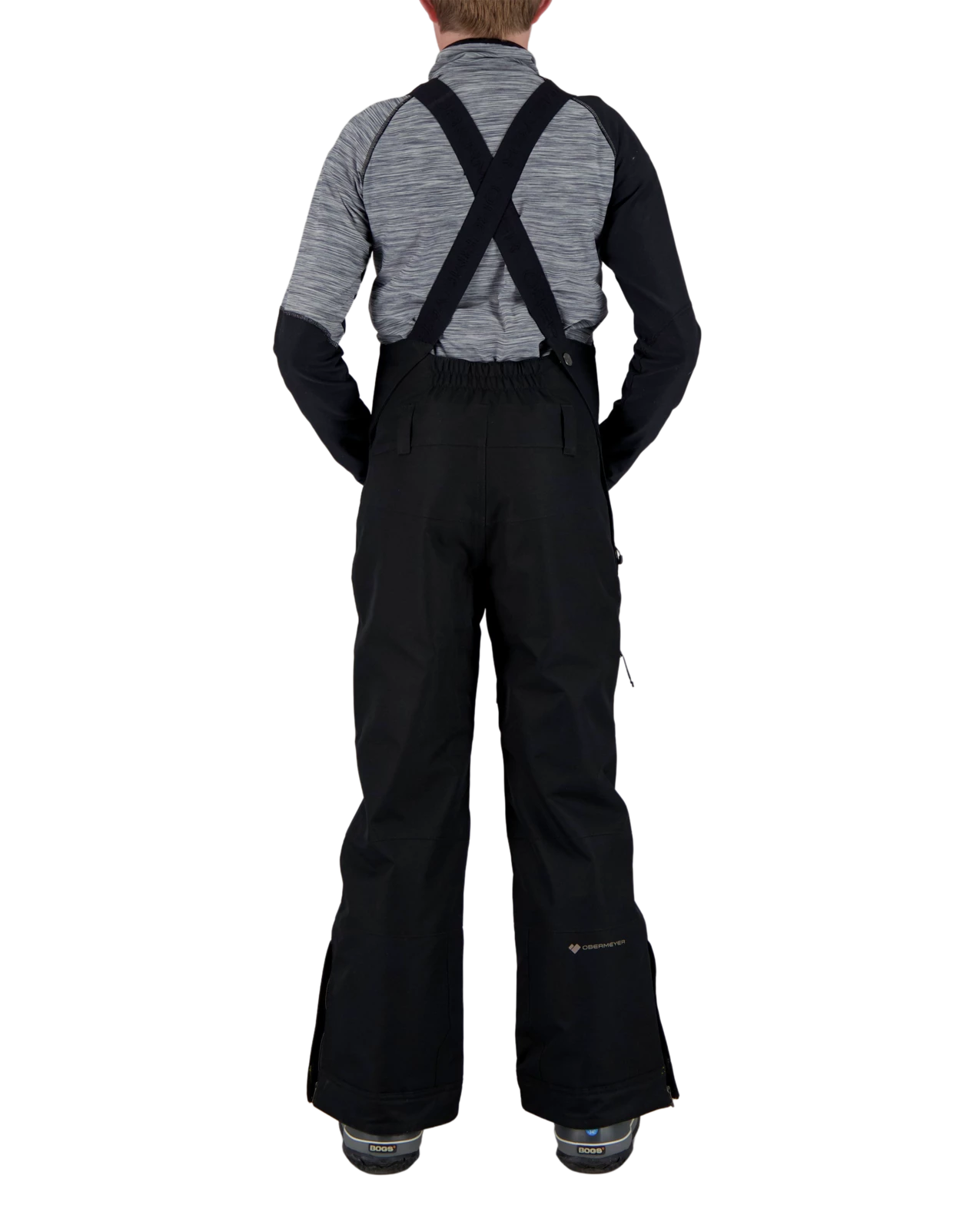 Obermeyer Connor Bib Pant - Black 4 Obermeyer Connor Bib Pant - Black - Image 2