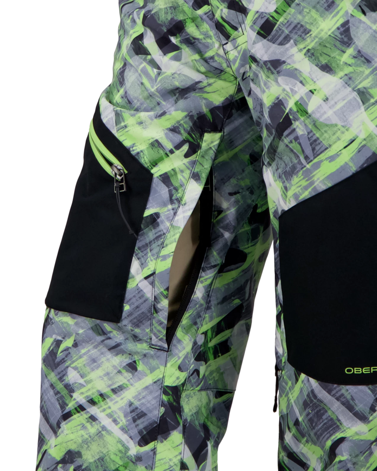 Obermeyer Connor Bib Pant - Carbon Camo 9 Obermeyer Connor Bib Pant - Carbon Camo - Image 7
