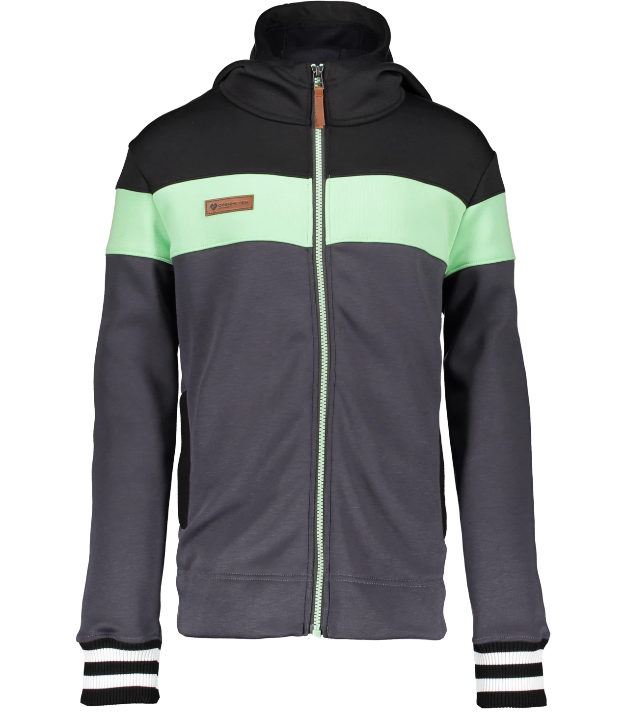 Obermeyer Lucas Fleece Hoodie - Coal 3 Obermeyer Lucas Fleece Hoodie - Coal