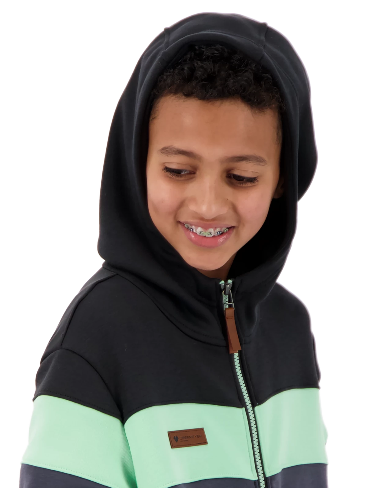 Obermeyer Lucas Fleece Hoodie - Coal 7 Obermeyer Lucas Fleece Hoodie - Coal - Image 5