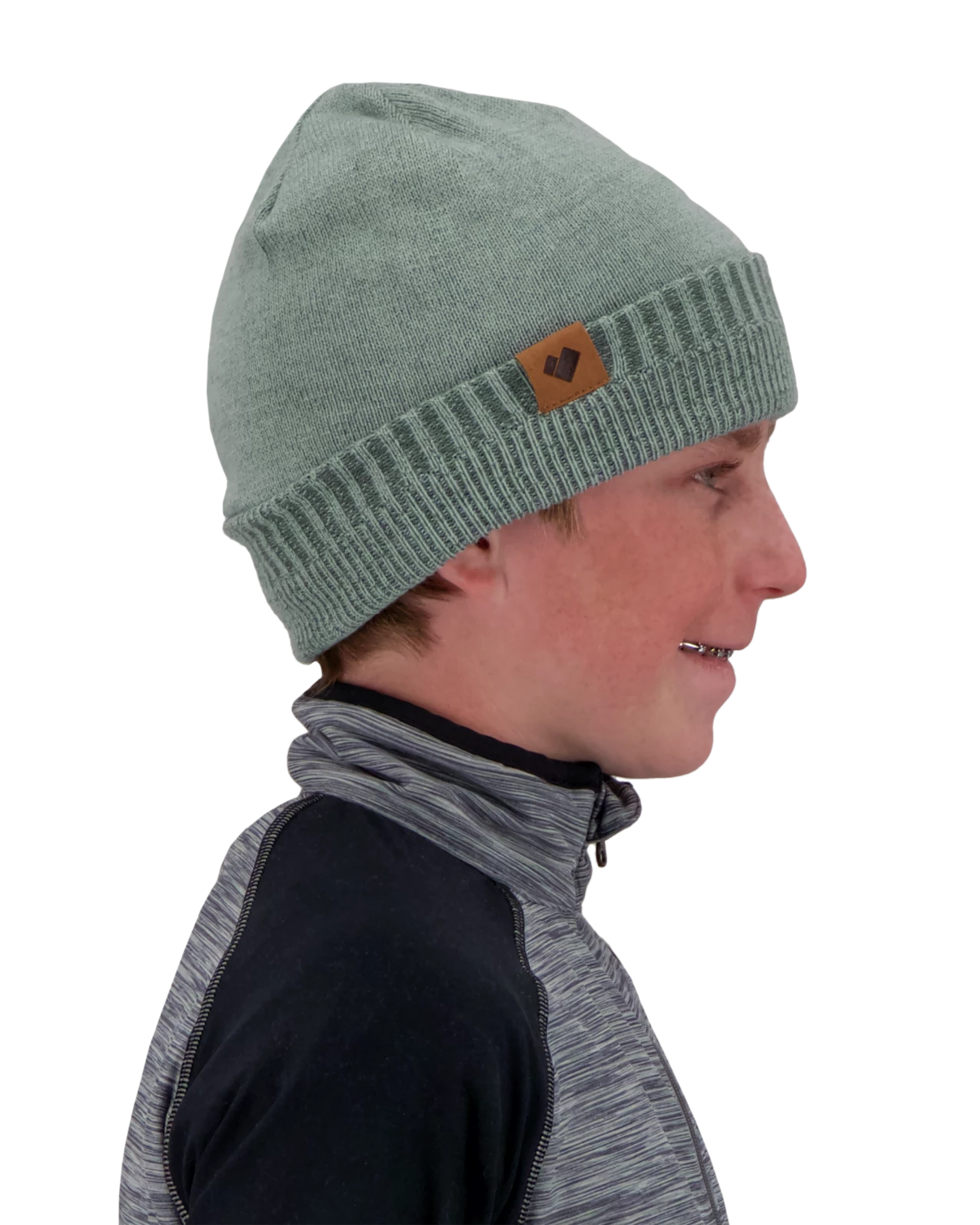 Obermeyer Teen Boys' Eugene Beanie - Hound 5 Obermeyer Teen Boys' Eugene Beanie - Hound - Image 3
