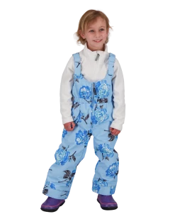Obermeyer Snoverall Print Pant - Roses-R-Blue