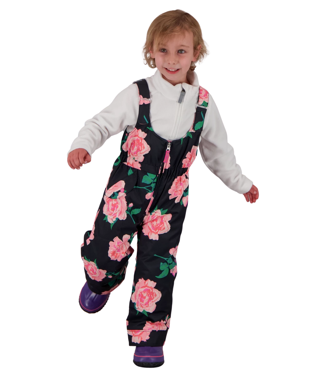 Obermeyer Snoverall Print Pant - Roses-R-Pink 3 Obermeyer Snoverall Print Pant - Roses-R-Pink