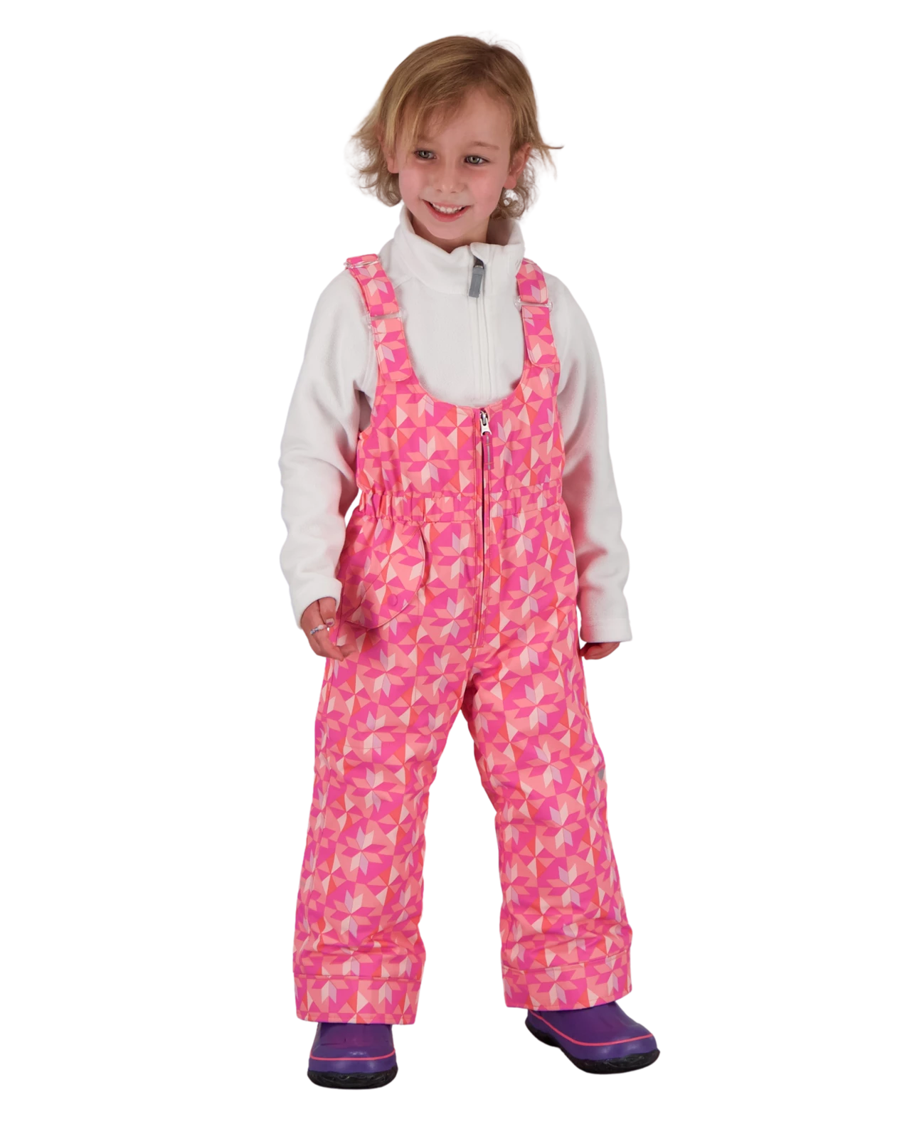 Obermeyer Snoverall Print Pant - Pink-A-Lot 3 Obermeyer Snoverall Print Pant - Pink-A-Lot