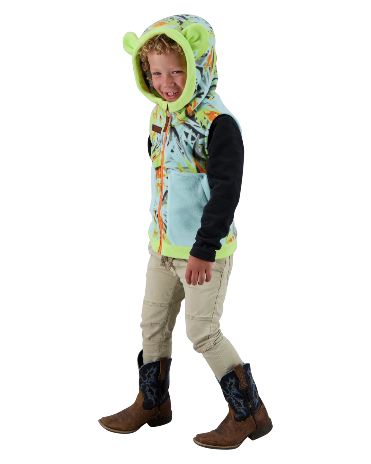 Obermeyer Logan Fleece Vest - Far Out 5 Obermeyer Logan Fleece Vest - Far Out - Image 3