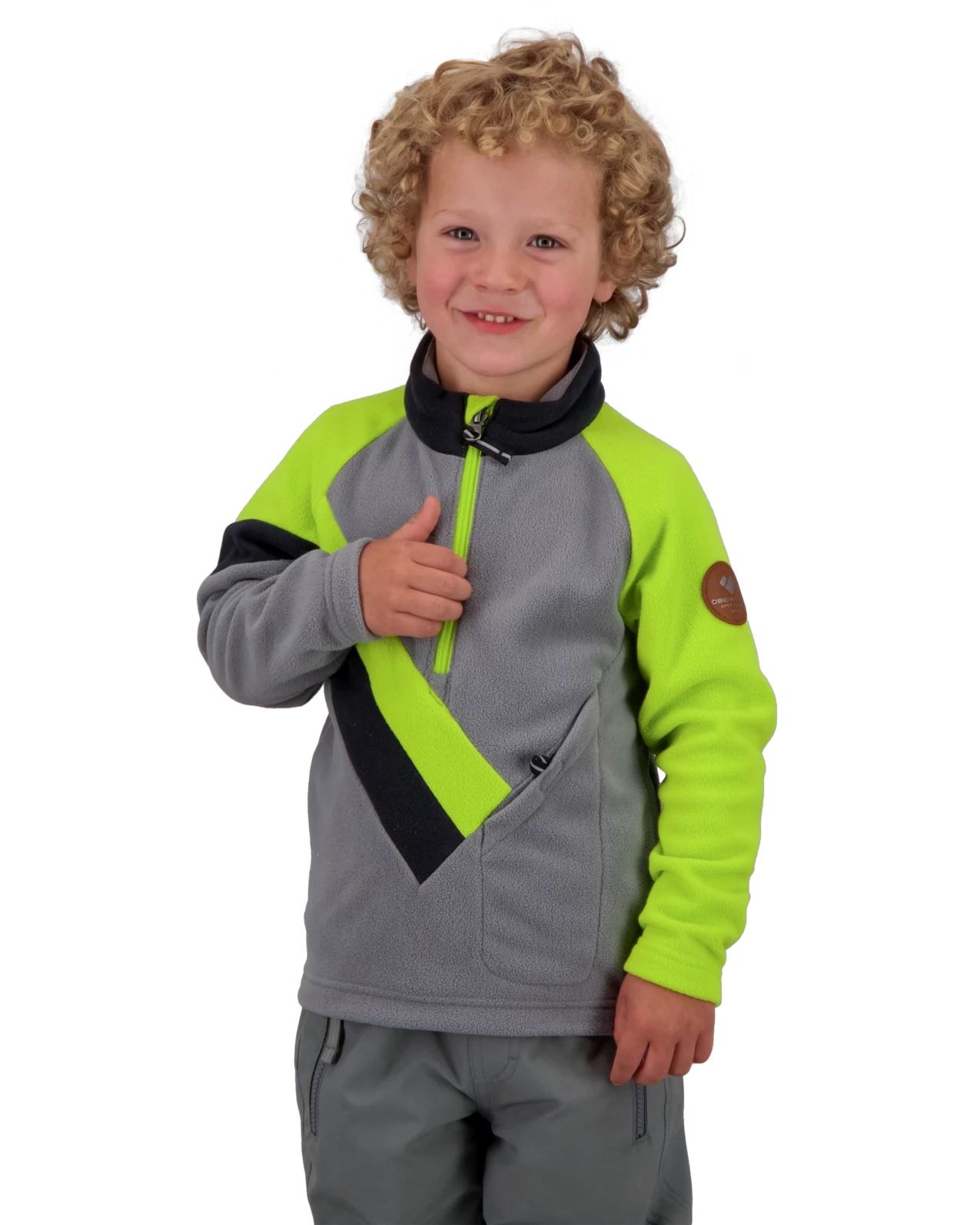 Obermeyer Morgan Fleece Top - Fluorescent 3 Obermeyer Morgan Fleece Top - Fluorescent
