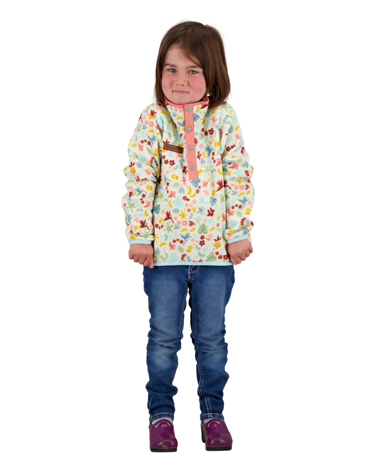 Obermeyer Kids' Boulder Fleece - Vintage Palm 3 Obermeyer Kids' Boulder Fleece - Vintage Palm