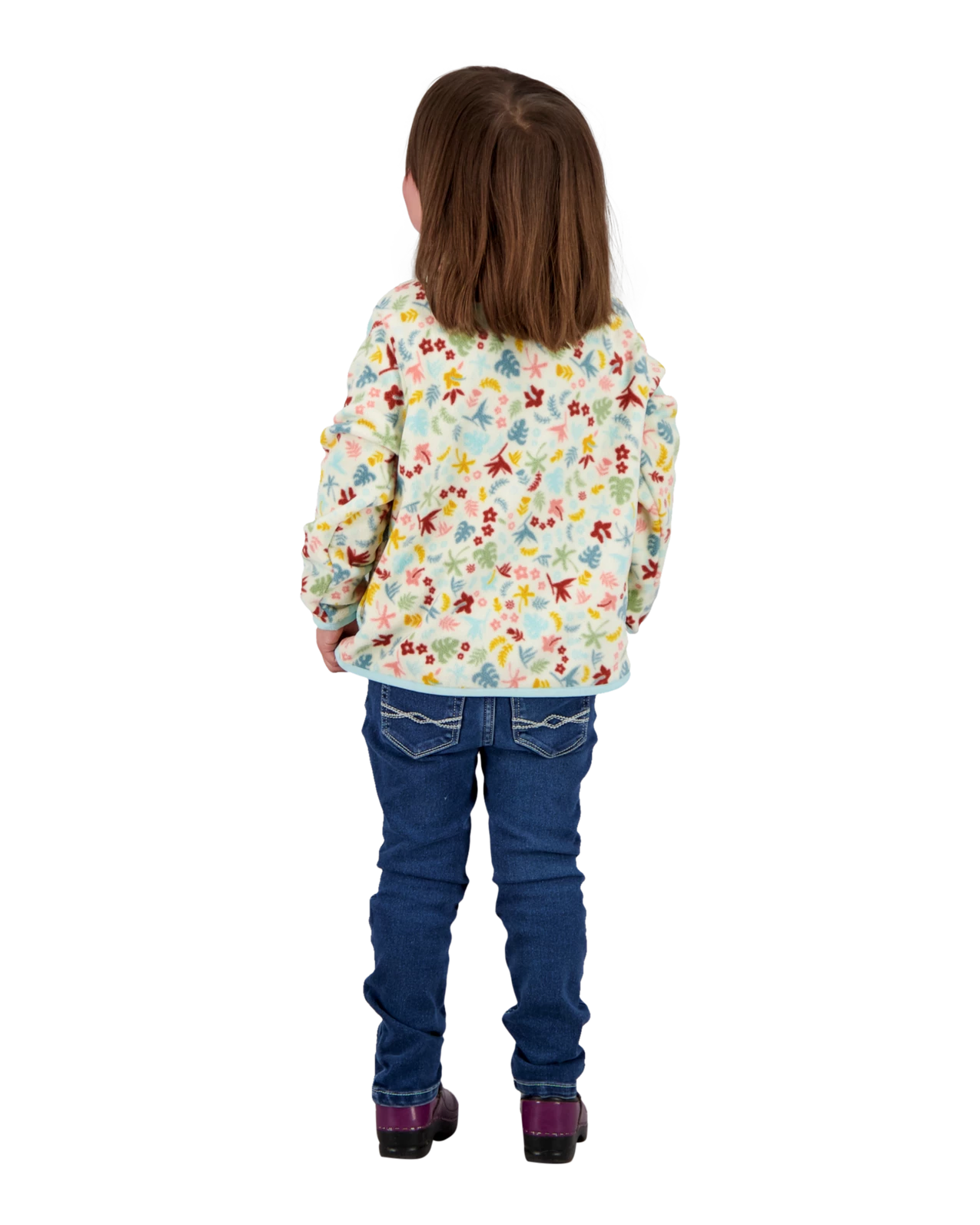 Obermeyer Kids' Boulder Fleece - Vintage Palm 4 Obermeyer Kids' Boulder Fleece - Vintage Palm - Image 2