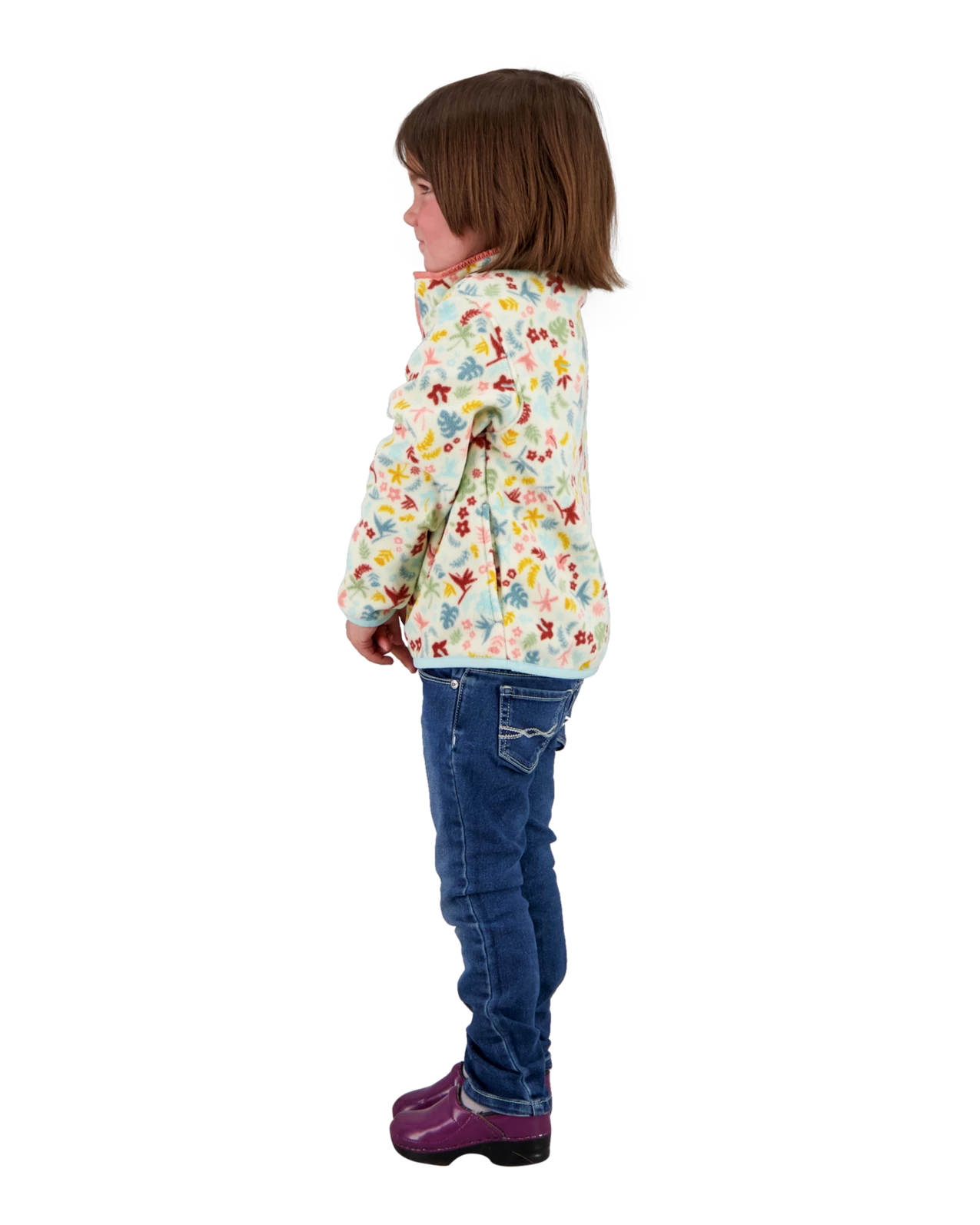 Obermeyer Kids' Boulder Fleece - Vintage Palm 5 Obermeyer Kids' Boulder Fleece - Vintage Palm - Image 3