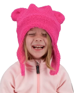 Obermeyer Ted Fur Hat - Pink Pwr