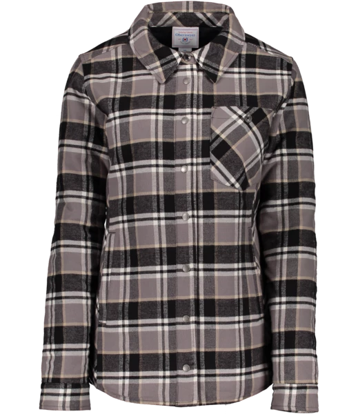 Obermeyer Women's Avery Flannel - Berm Plaid 3 Obermeyer Women's Avery Flannel - Berm Plaid