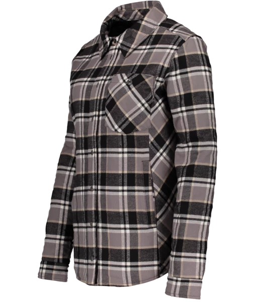 Obermeyer Women's Avery Flannel - Berm Plaid 5 Obermeyer Women's Avery Flannel - Berm Plaid - Image 3