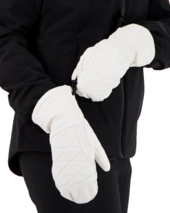 Obermeyer Down Mitten - White