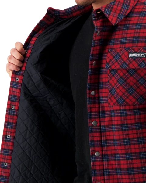 Obermeyer Men's Avery Flannel - Mey Plaid 11 Obermeyer Men's Avery Flannel - Mey Plaid - Image 9