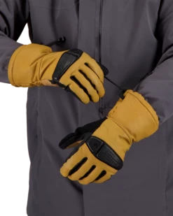 Obermeyer Eclipse Leather Glove - Buckskin