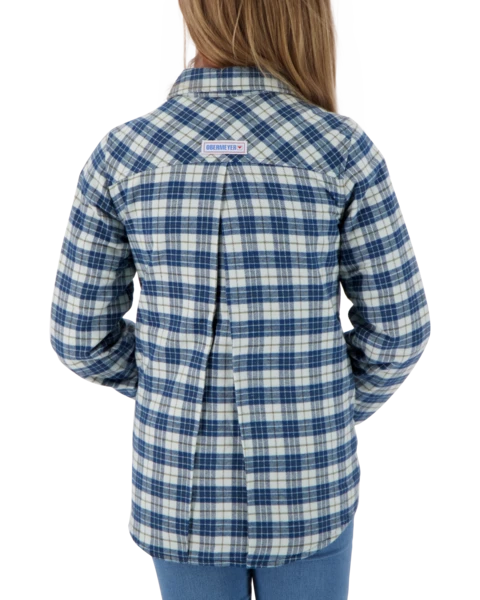 Obermeyer Teen Girls Avery Flannel - Icy Mey Plaid 9 Obermeyer Teen Girls Avery Flannel - Icy Mey Plaid - Image 7