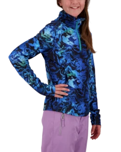 Obermeyer Clara 1/4 Zip Top - Space Out 9 Obermeyer Clara 1/4 Zip Top - Space Out -Obermeyer-US store webimage 3901021163 S03 MODSDE