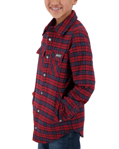 Obermeyer Teen Boys Avery Flannel - Mey Plaid 7 Obermeyer Teen Boys Avery Flannel - Mey Plaid - Image 5