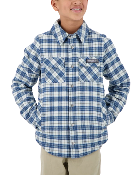 Obermeyer Teen Boys Avery Flannel - Icy Mey Plaid 6 Obermeyer Teen Boys Avery Flannel - Icy Mey Plaid - Image 4