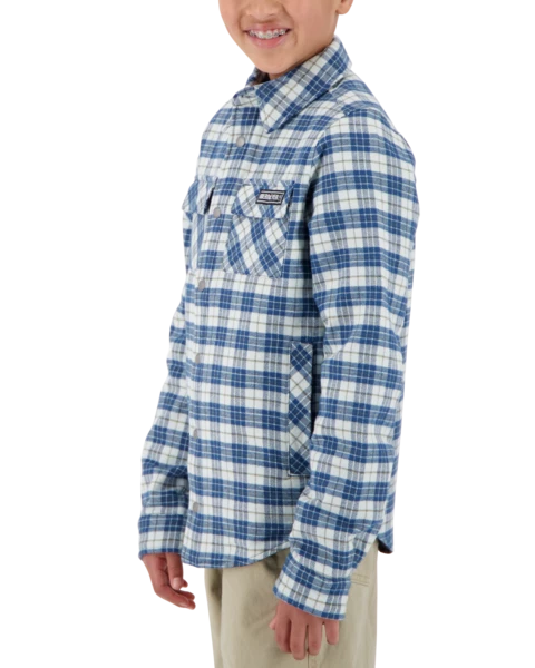 Obermeyer Teen Boys Avery Flannel - Icy Mey Plaid 7 Obermeyer Teen Boys Avery Flannel - Icy Mey Plaid - Image 5